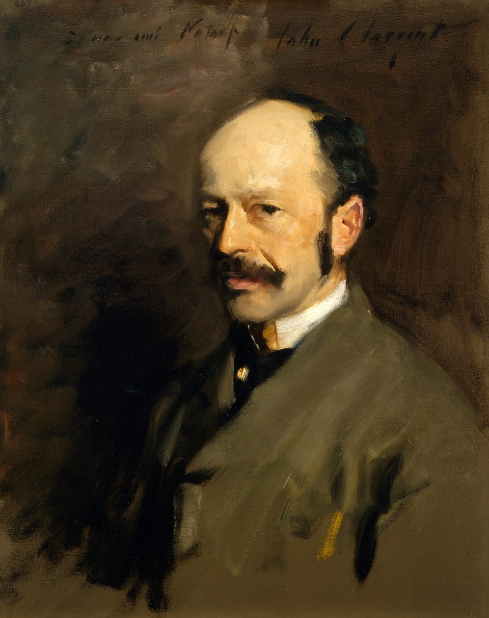 Gustav Natorp的肖像，c.1883-84 作者 约翰·辛格·萨金特