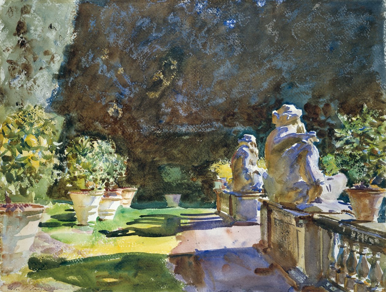 Villa di Marlia，卢卡 作者 约翰·辛格·萨金特