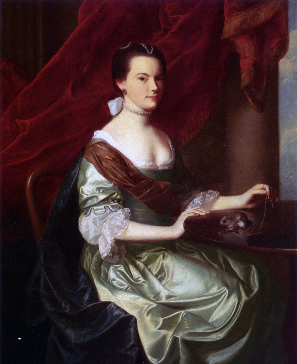 西奥多·阿特金森夫人（Frances Deering Wentworth），1765年 作者 约翰·辛格尔顿·科普利