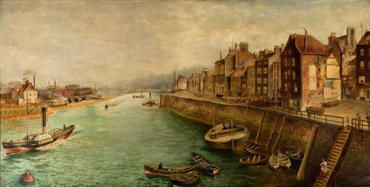 Low Quay，桑德兰，1888年 作者 约翰史密斯 2
