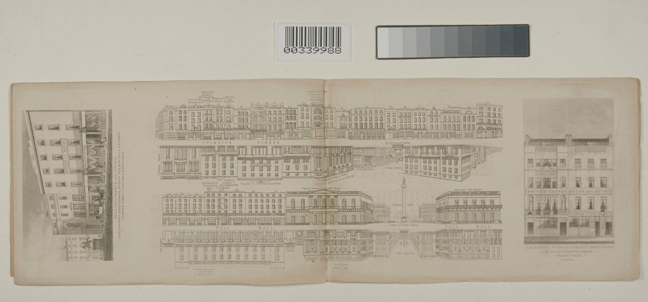 伦敦街景，c.1838 作者 约翰·塔利斯