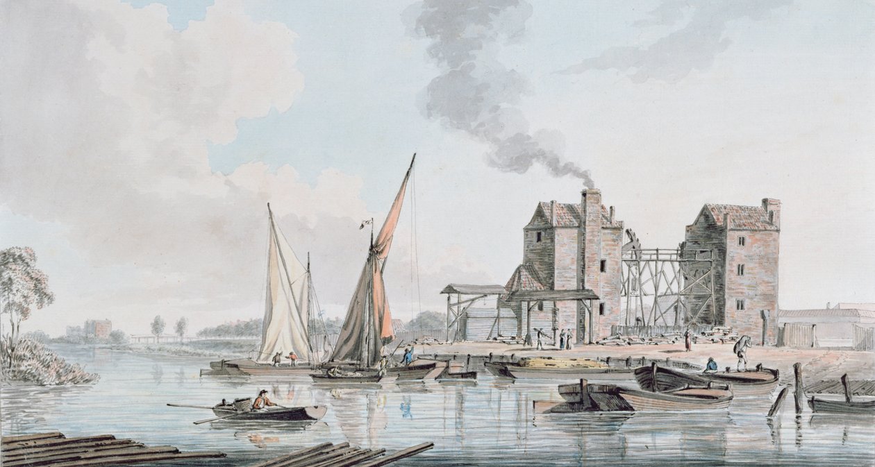 观点的水引擎在Pimlico，1783 作者 约翰·托马斯·塞雷斯