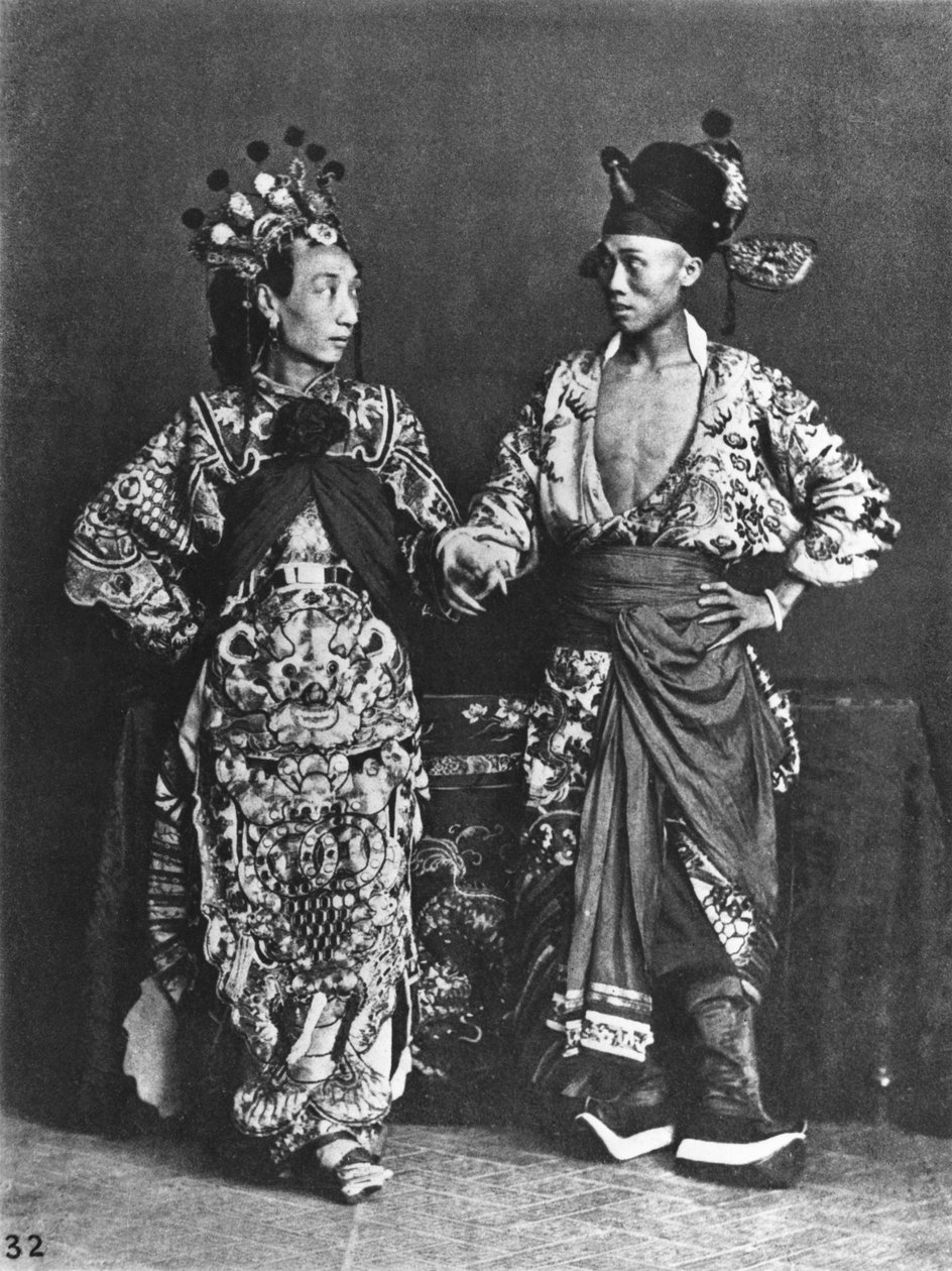 中国演员，1870年 作者 约翰汤姆森