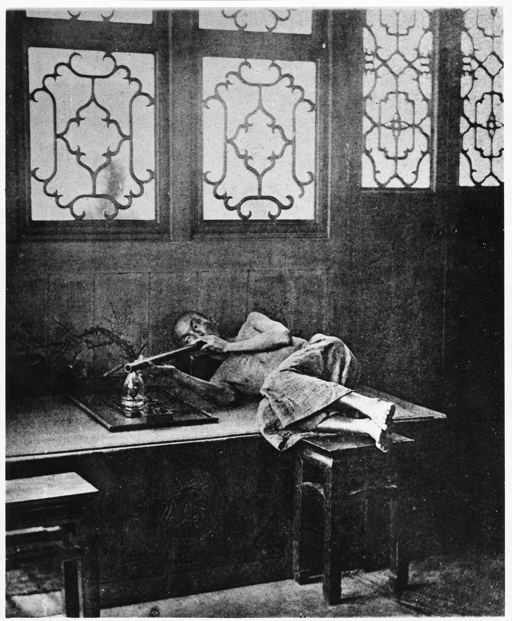 鸦片吸烟者，c.1867-72 作者 约翰汤姆森