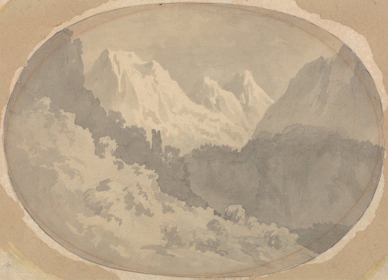 高山场景 作者 约翰·沃威克·史密斯