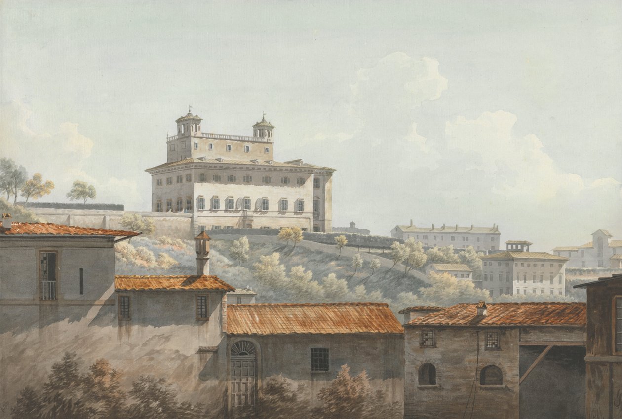 Villa Medici，罗马 作者 约翰·沃威克·史密斯
