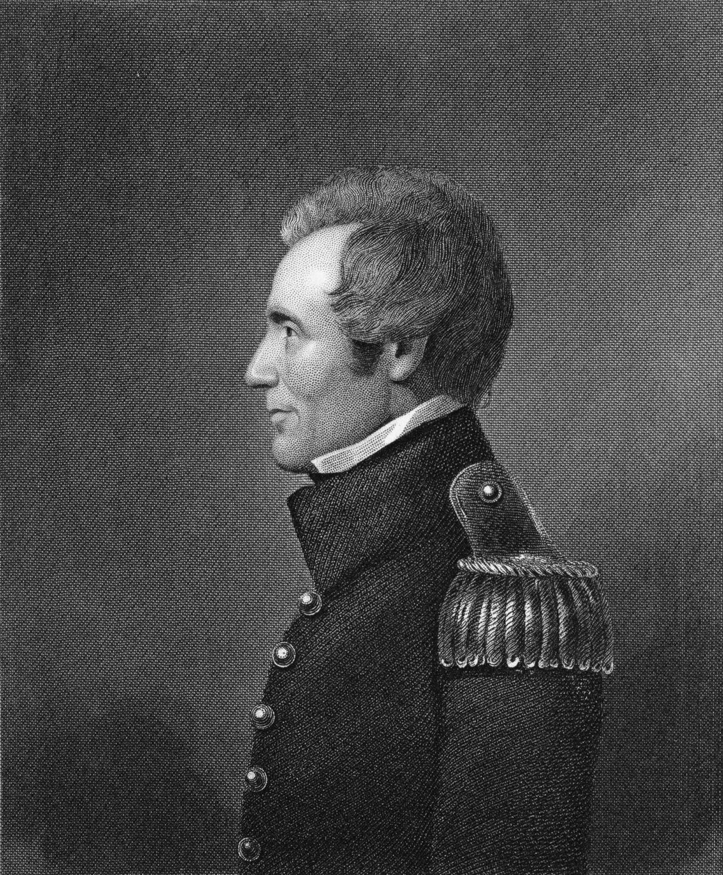 Edmund Pendleton Gaines少将（1777-1849）由James Barton Longacre（1794-1869）刻 作者 约翰·卫斯理·贾维斯