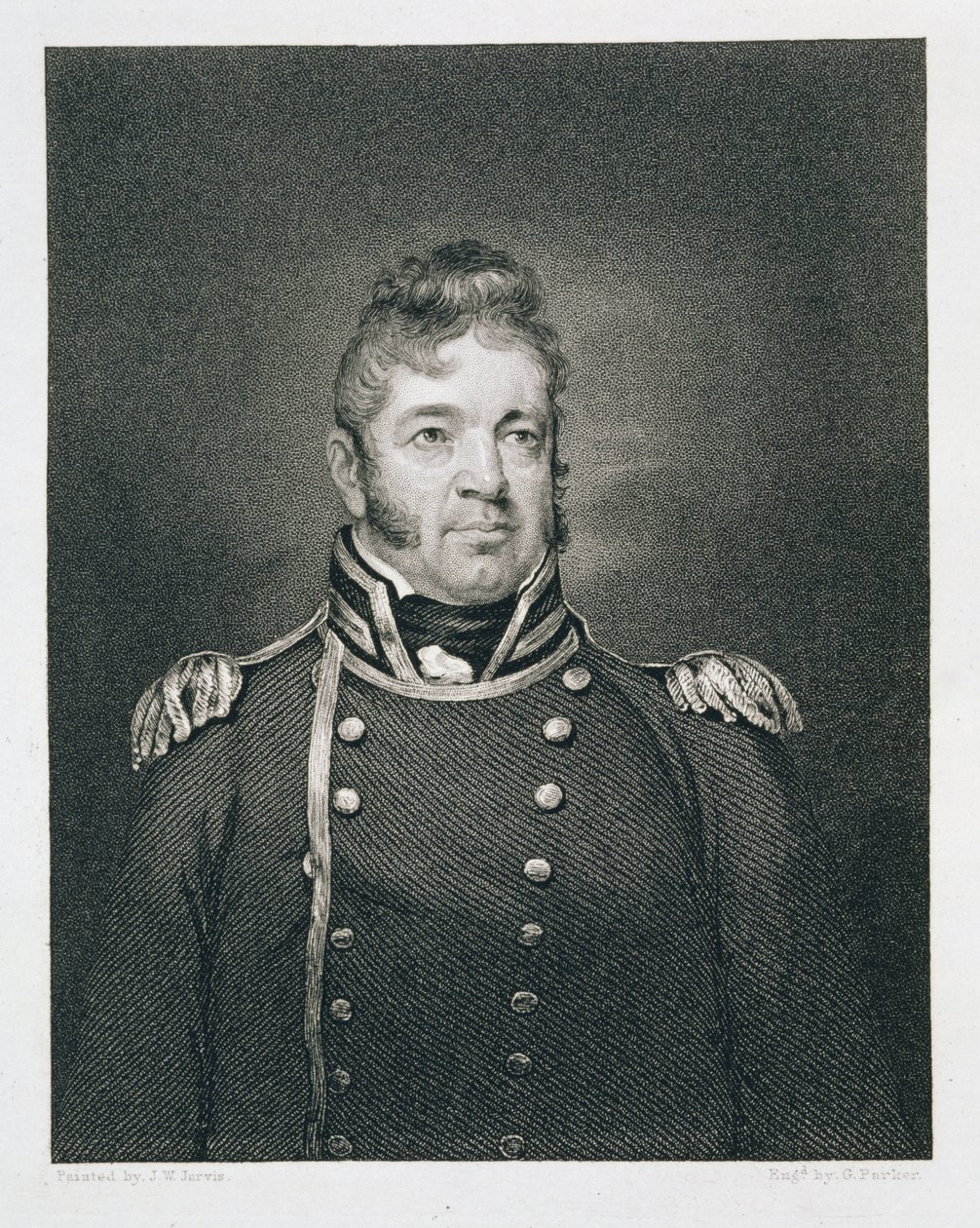 William Bainbridge（1774-1833）由George Parker雕刻（1834-d.1868） 作者 约翰·卫斯理·贾维斯