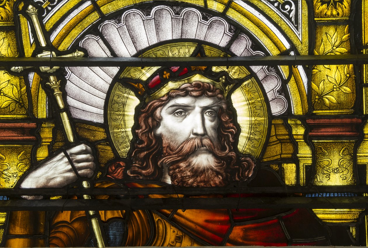 牛津，三一学院，James Powell＆Sons，John William Brown（1842-1928），St Oswald，1885 作者 约翰·威廉·布朗