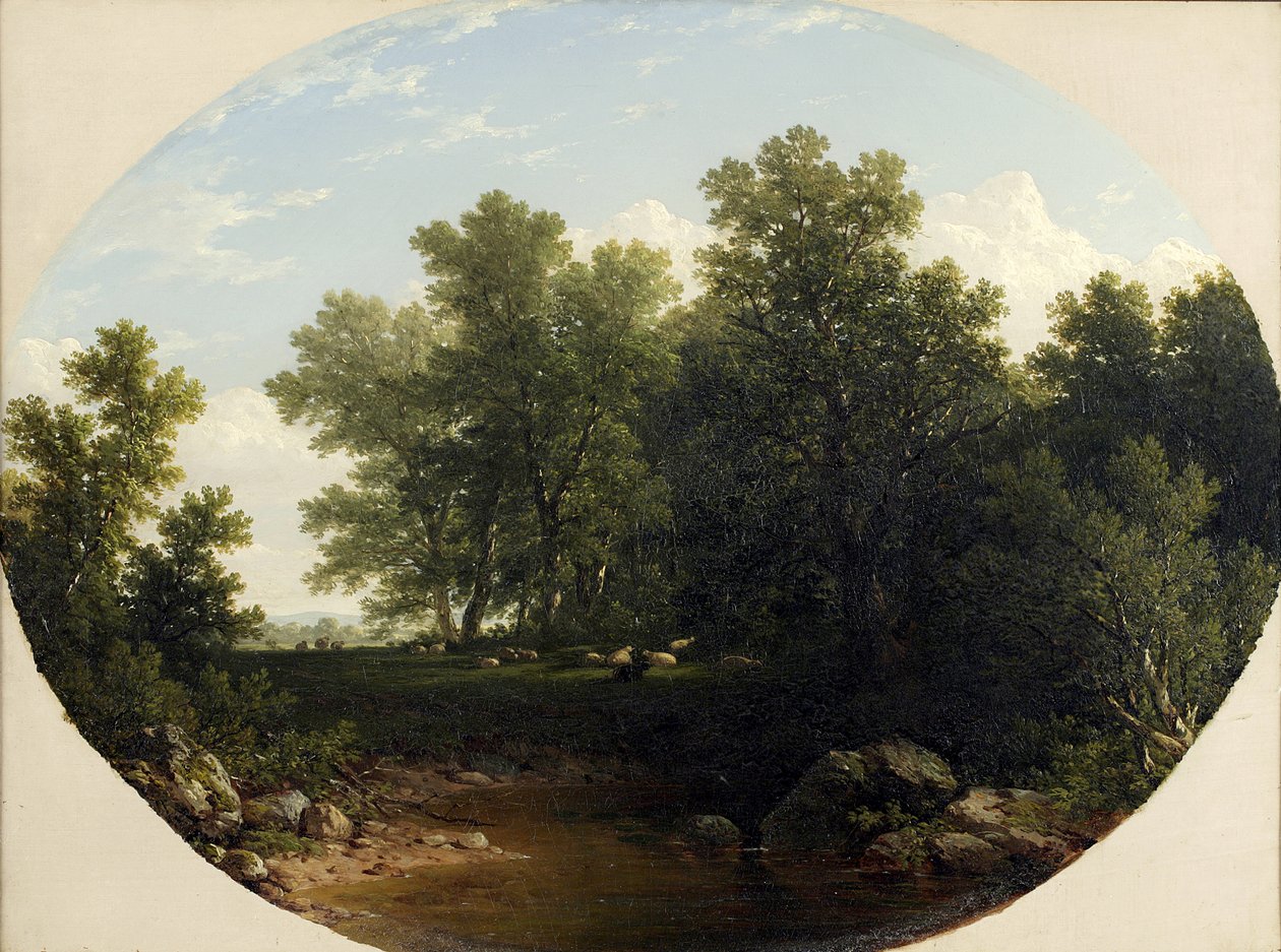 景观，1852年 作者 约翰·威廉·卡西雷尔