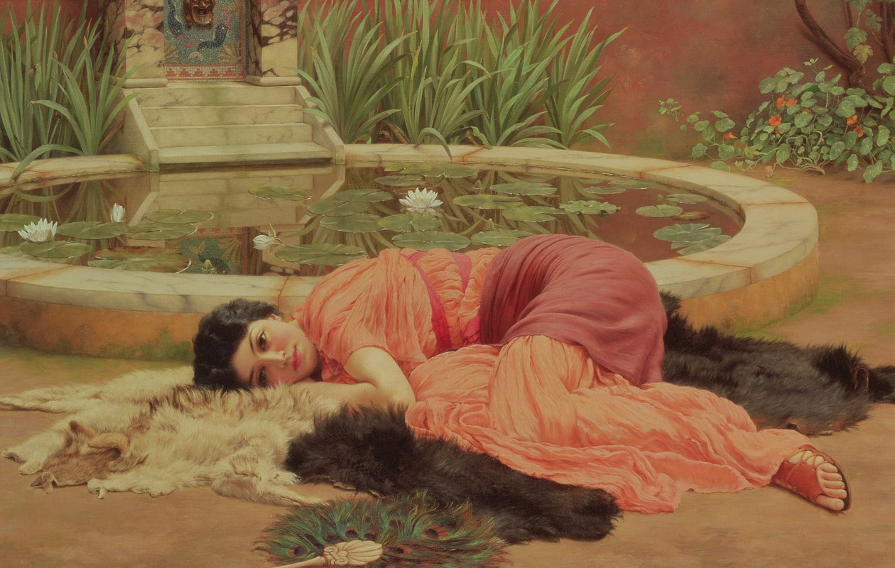 Dolce Far Niente，1904年 作者 约翰·威廉·高沃德
