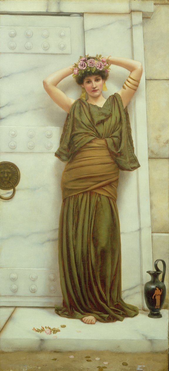 Ianthe，1889年 作者 约翰·威廉·高沃德