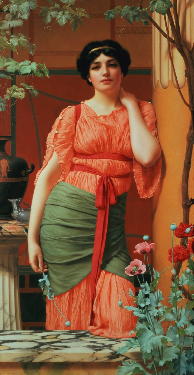 Nerissa，1906年 作者 约翰·威廉·高沃德