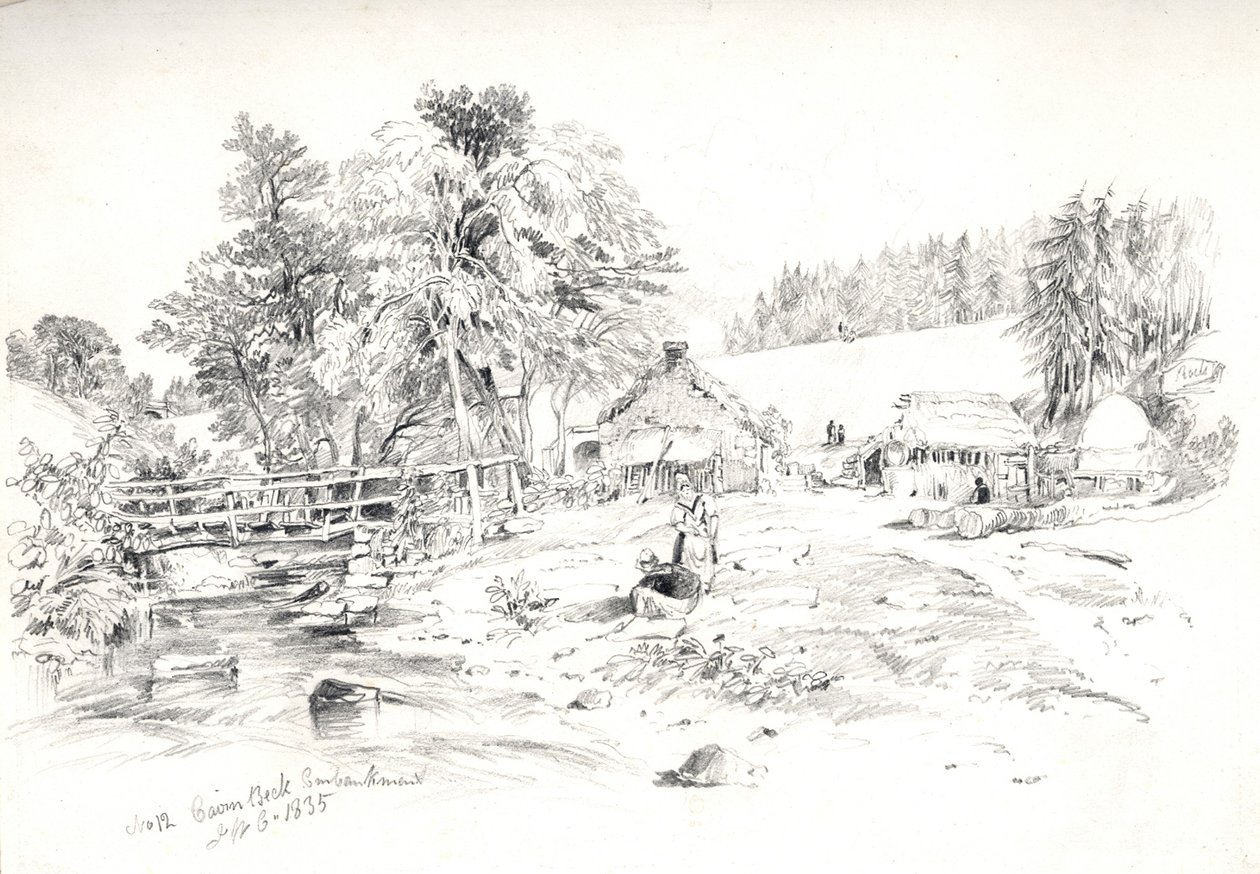 Cairn Beck Embankment，1835 作者 约翰·威尔逊·卡迈克尔