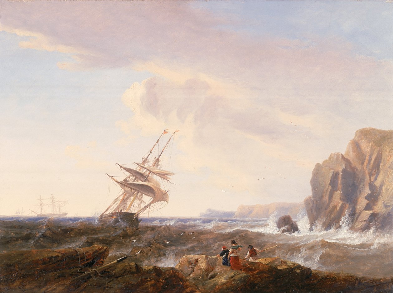 暴风雨过后的早晨，1844年（登上） 作者 约翰·威尔逊·卡迈克尔