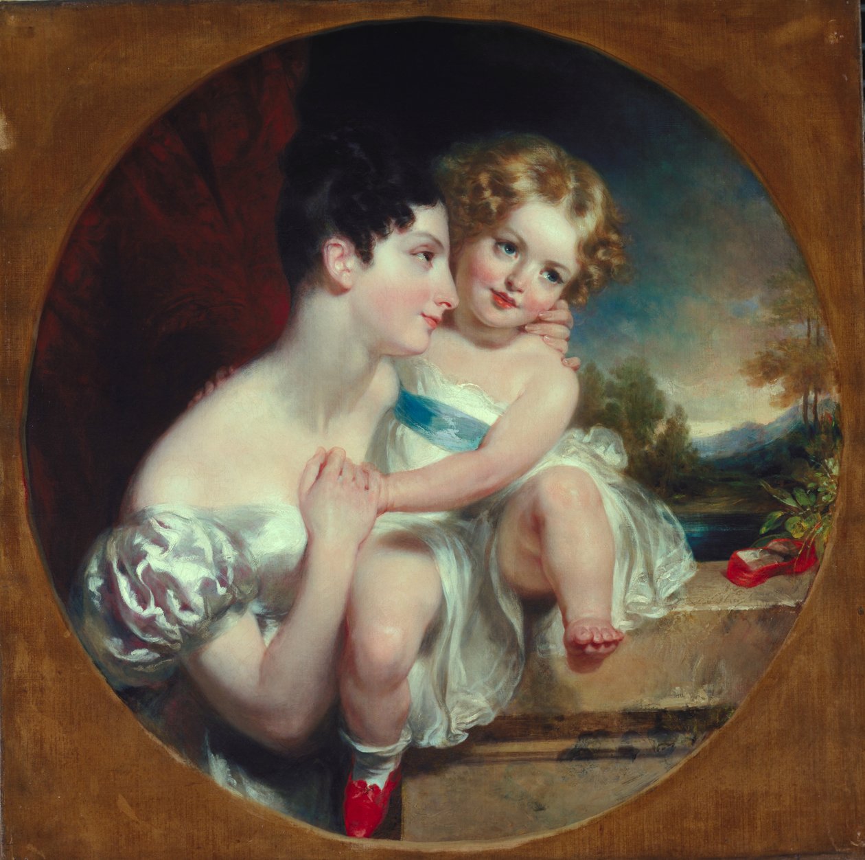母亲和孩子，1840-45 作者 约翰·伍德