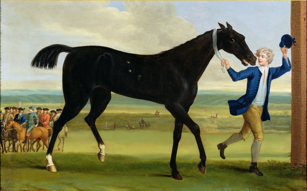 拉特兰公爵的&39;Bonny Black&39;，1720年 作者 约翰·伍顿