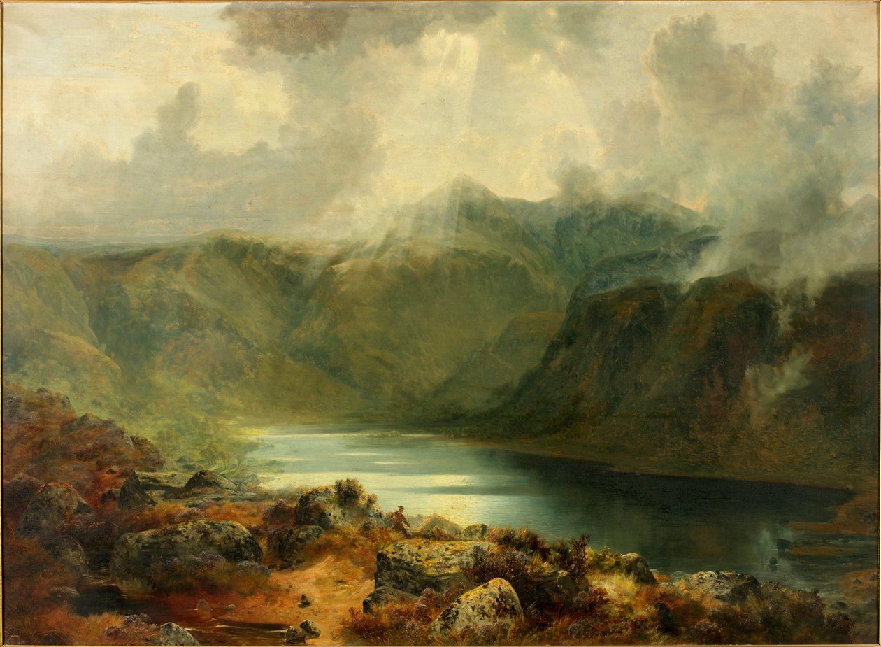 Loch Muick，Aberdeenshire，1867 作者 约翰·赖特·奥克斯