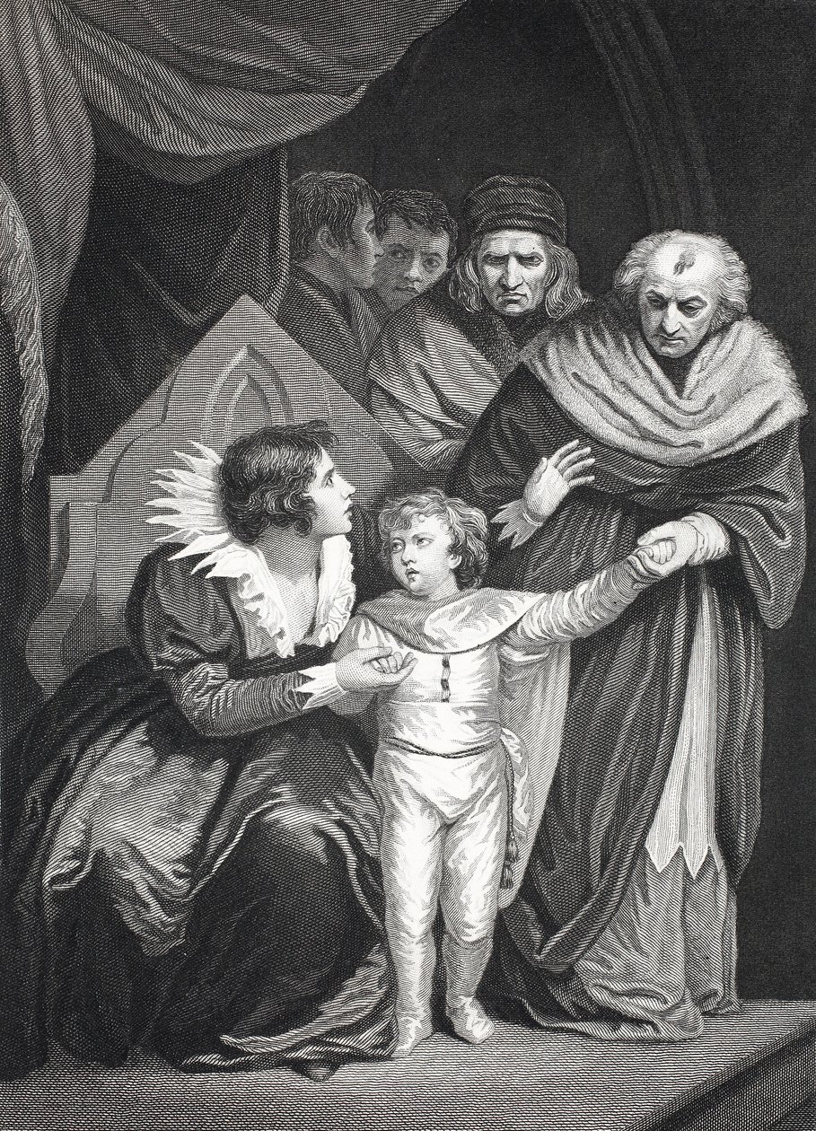 Elizabeth Woodville surrendering her son (litho) 作者 约翰（后）奥皮
