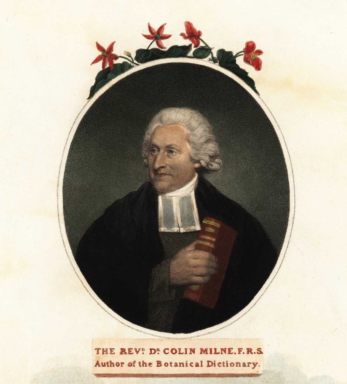 植物学家科林·米尔恩 (Colin Milne) 肖像，1806 年（雕刻） 作者 约翰（后）罗素