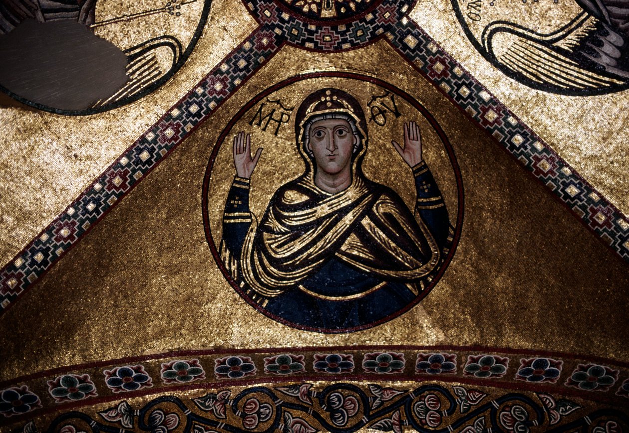 Hosios Loukas修道院的Katholikon(Catholicon)马赛克(联合国教科文组织世界遗产名录) 作者 沃尔特·查尔斯·米尔斯