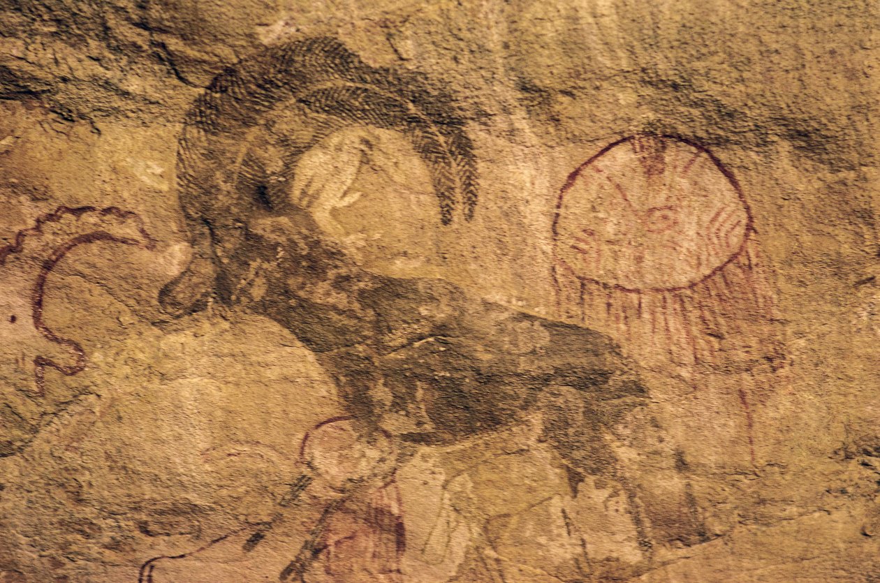 Mouflon，洞穴壁画，Tassili n