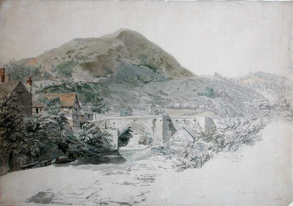 兰戈伦大桥（纸上水彩画） 作者 约翰·亚历山大·格雷斯