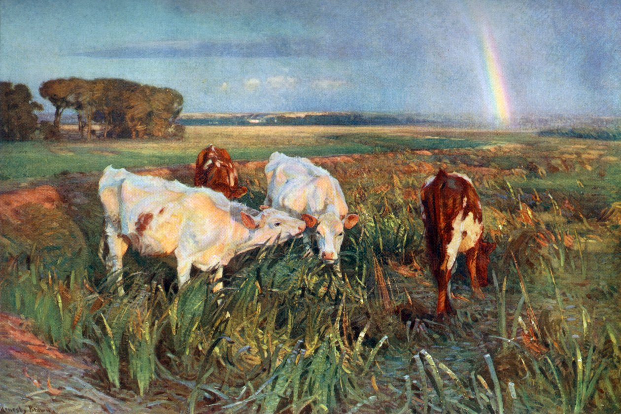 河岸》，1902年，1912年。 作者 约翰·阿尔弗雷德·阿恩斯比·布朗
