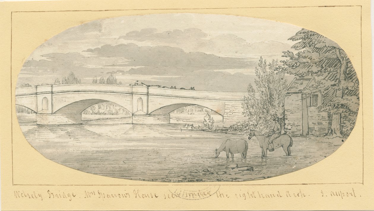 沃尔斯利桥：钢笔水墨画，nd [1799-1854]（图画 作者 约翰·奥尔波特