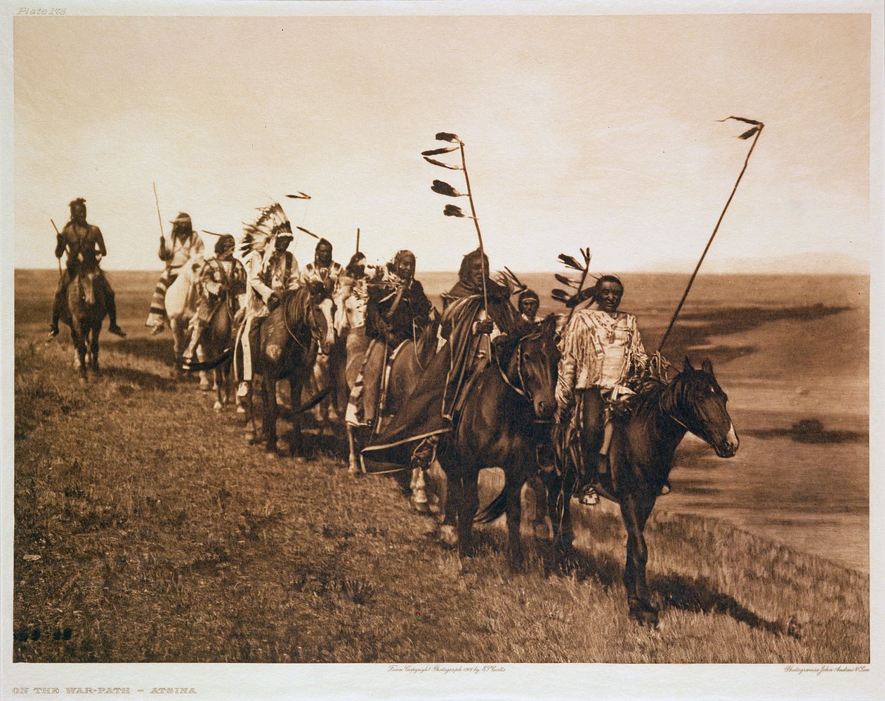 战争道路上--阿齐纳》，1908年 作者 约翰·安德鲁和儿子