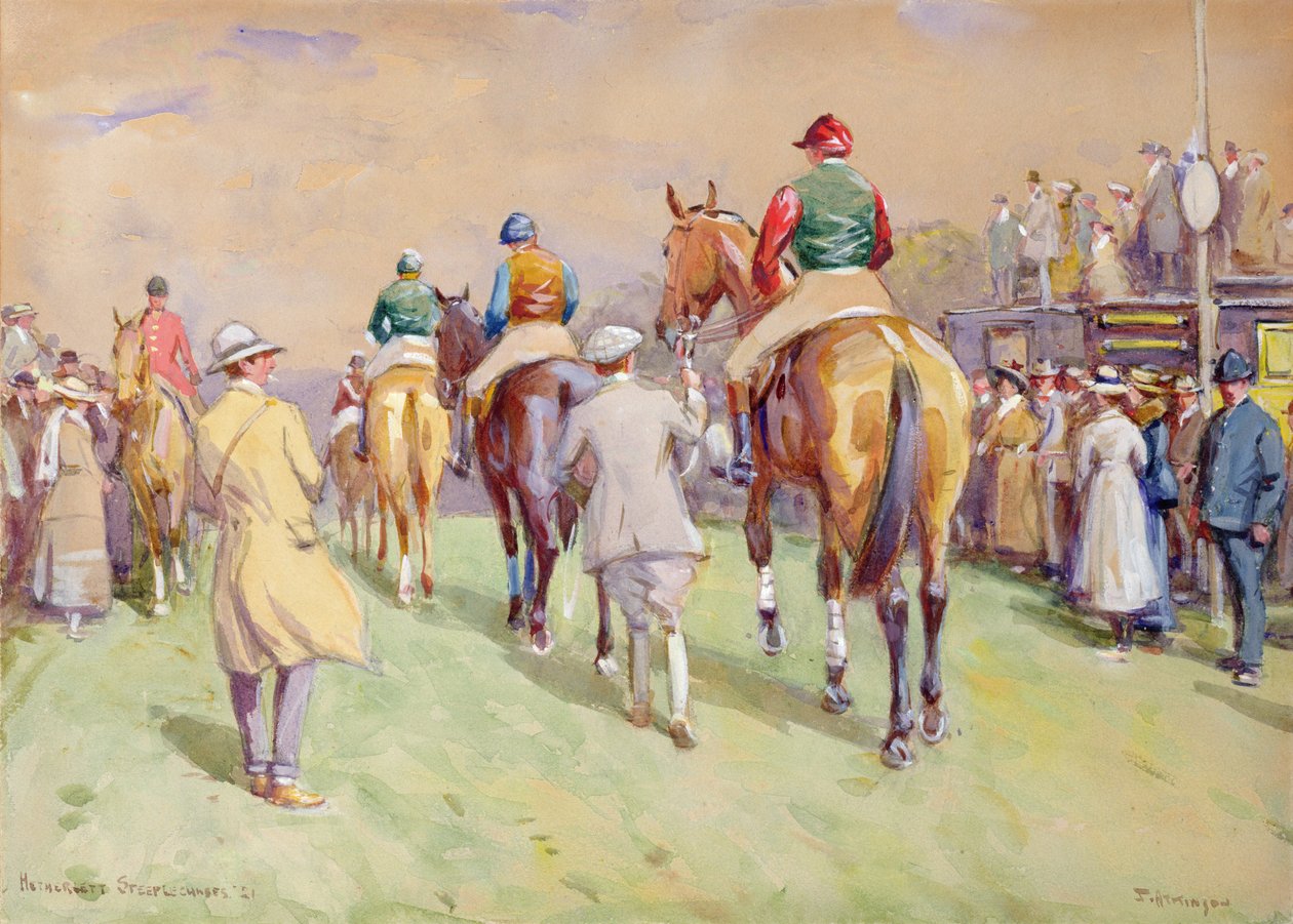 Hethersett Steeplechases，1921年 作者 约翰·阿特金森
