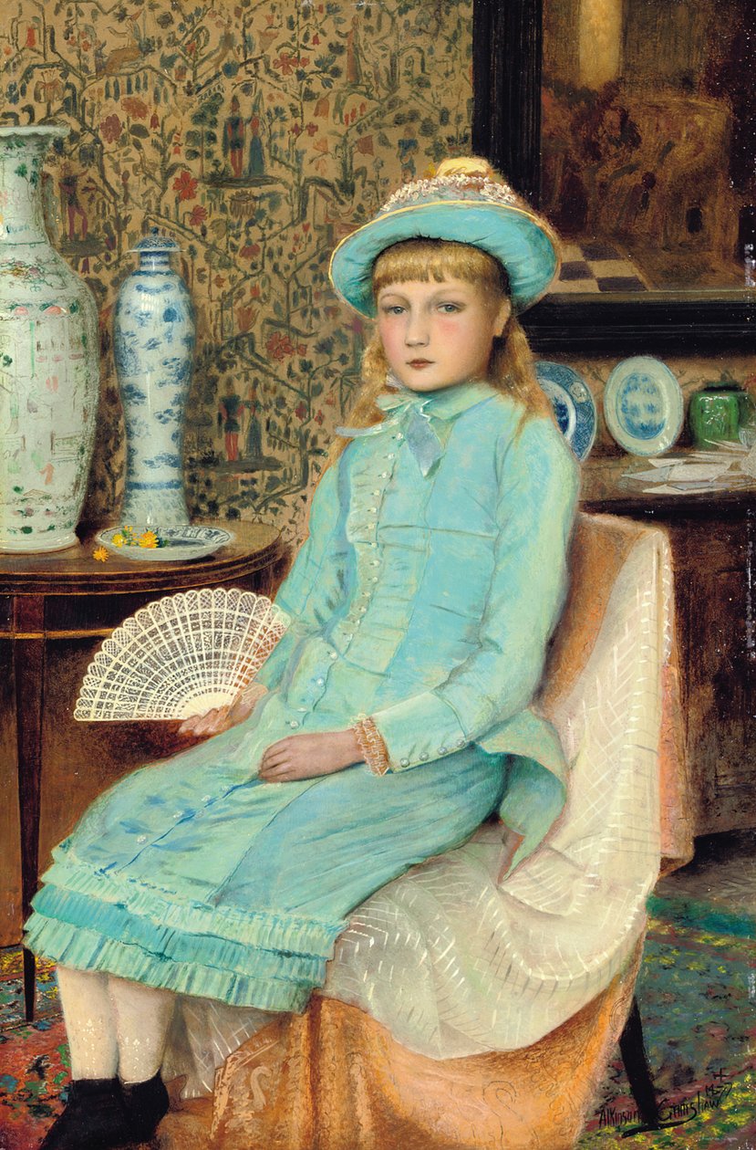 蓝美女（1877） 作者 约翰·阿特金森·格里姆肖