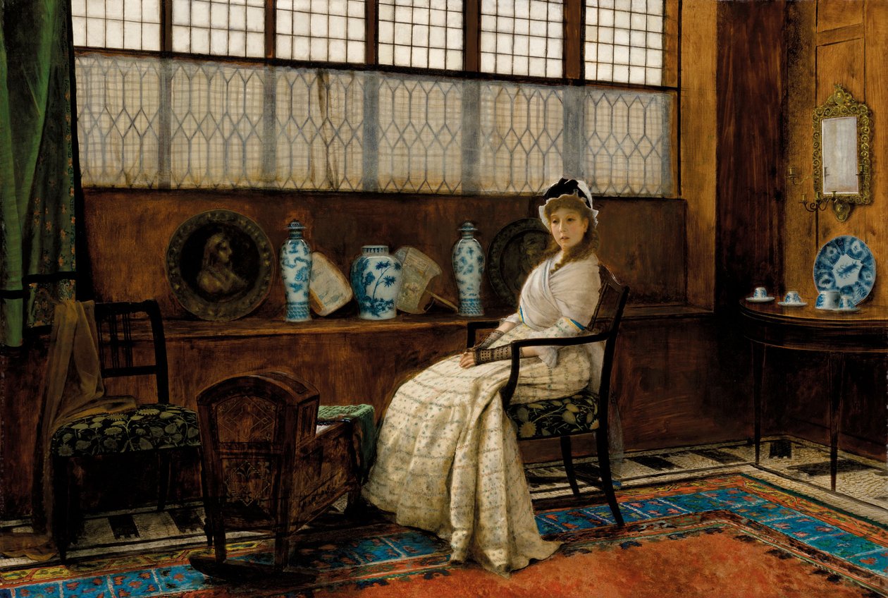 摇篮之歌》，约翰-阿特金森-格里姆肖（John Atkinson Grimshaw），1878 年 作者 约翰·阿特金森·格里姆肖