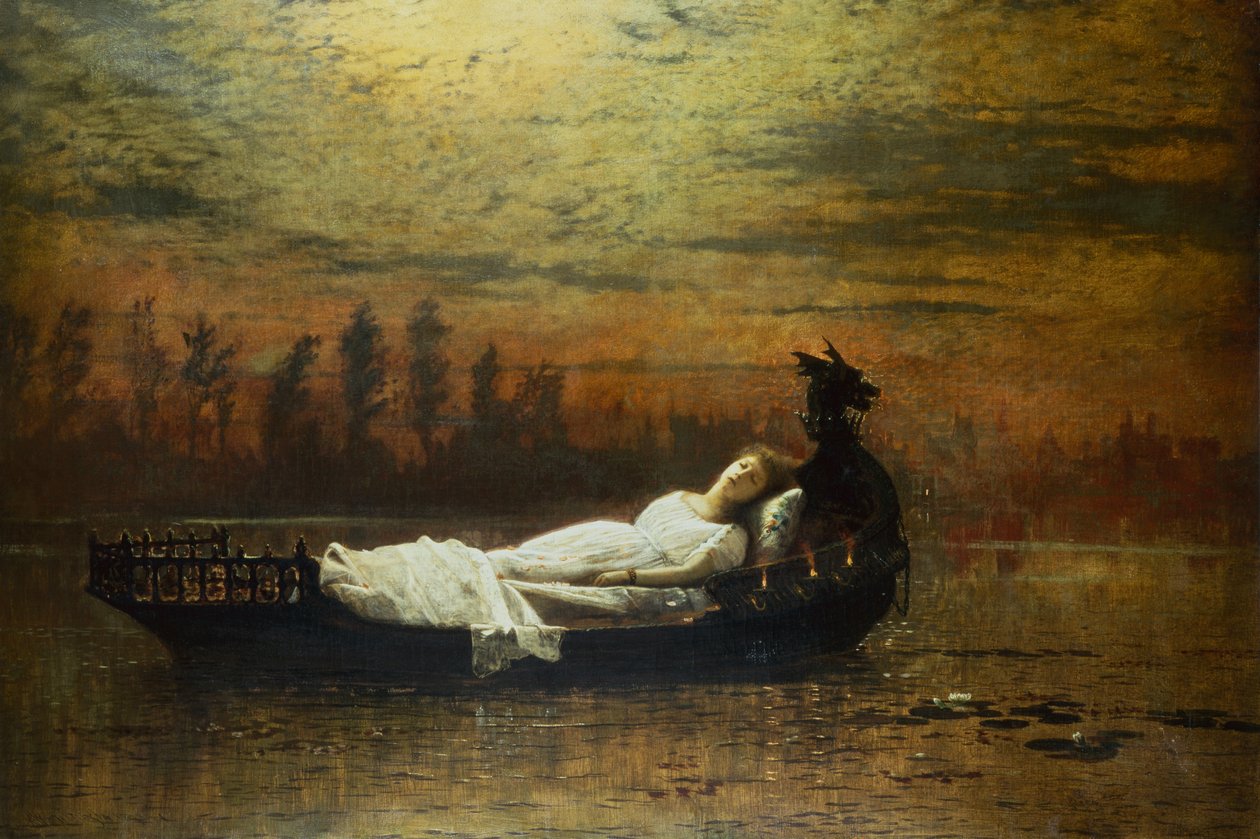夏洛特夫人》（The Lady of Shalott 作者 约翰·阿特金森·格里姆肖