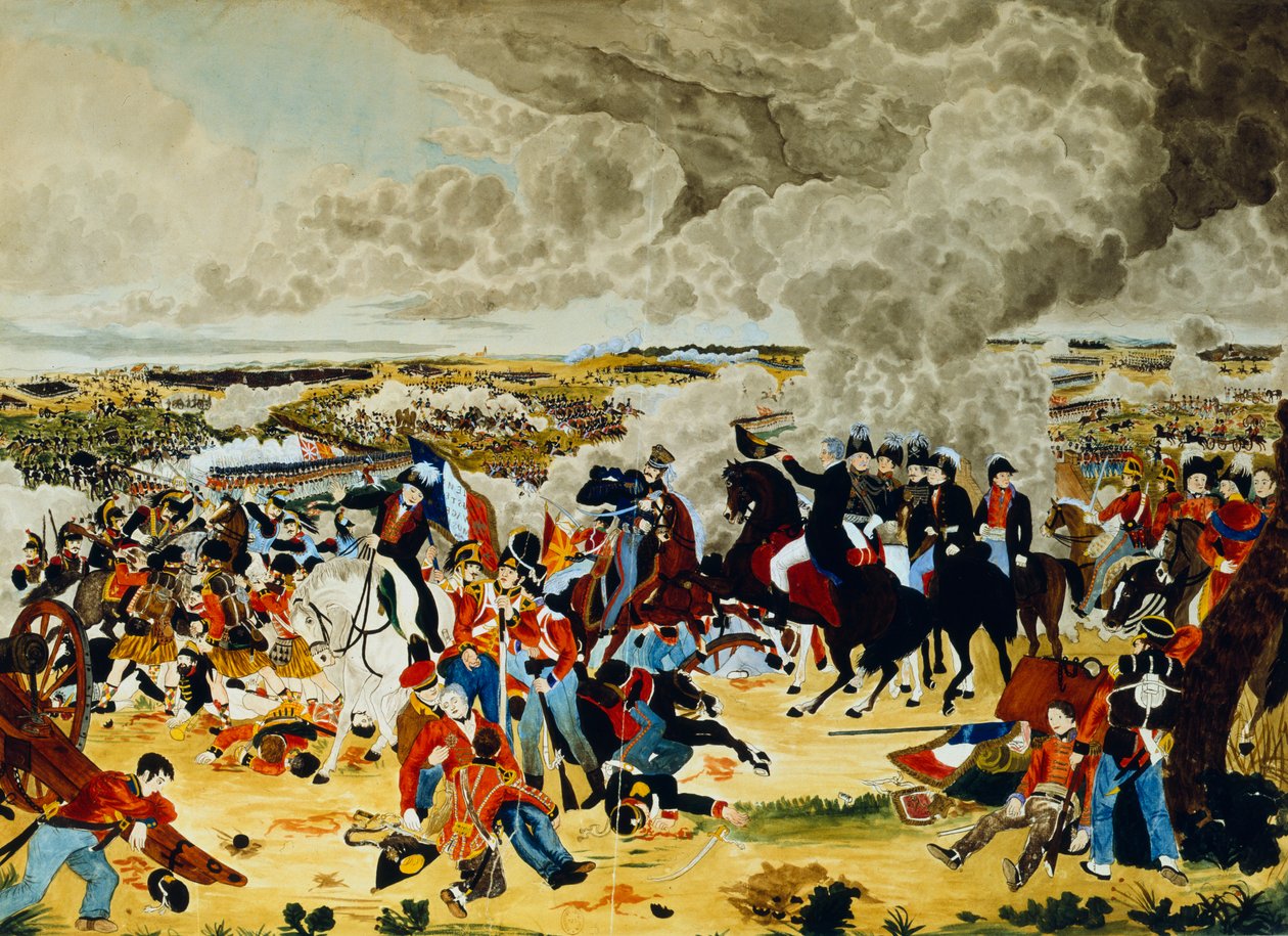 滑铁卢之战，1815年6月18日 1888年 作者 约翰·阿特金森二世