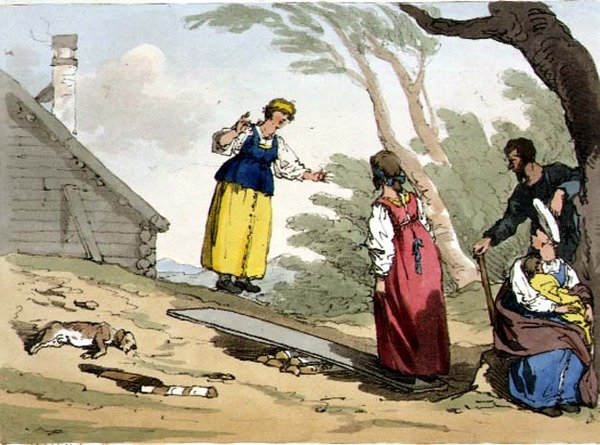 Jumping on a Board, plate 54 from Volume II of 