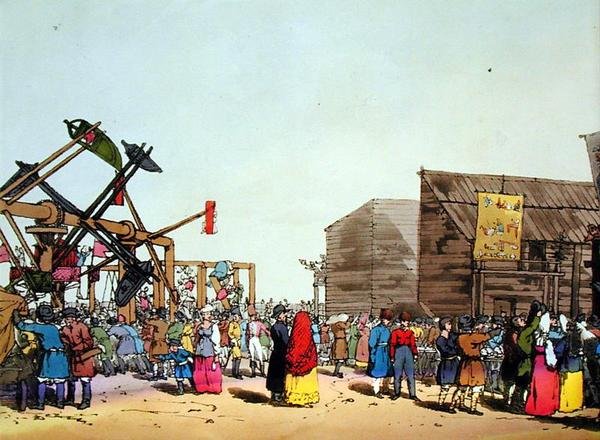 Katcheli，由艺术家蚀刻，1804年出版（彩色石印）。 作者 约翰·奥古斯都·阿特金森