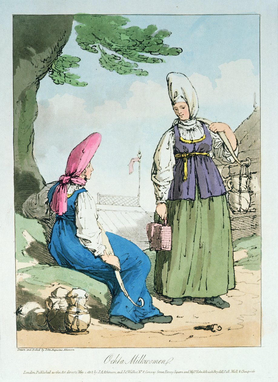 Ocheta Milkcow Woman，1803 作者 约翰·奥古斯都·阿特金森