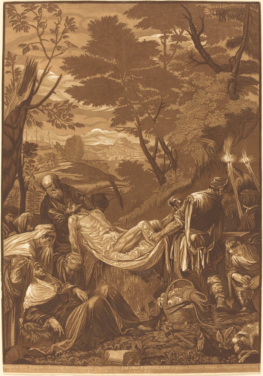 埋葬》（The Entombment 作者 雅各布·巴萨诺之后的约翰·浸信会杰克逊