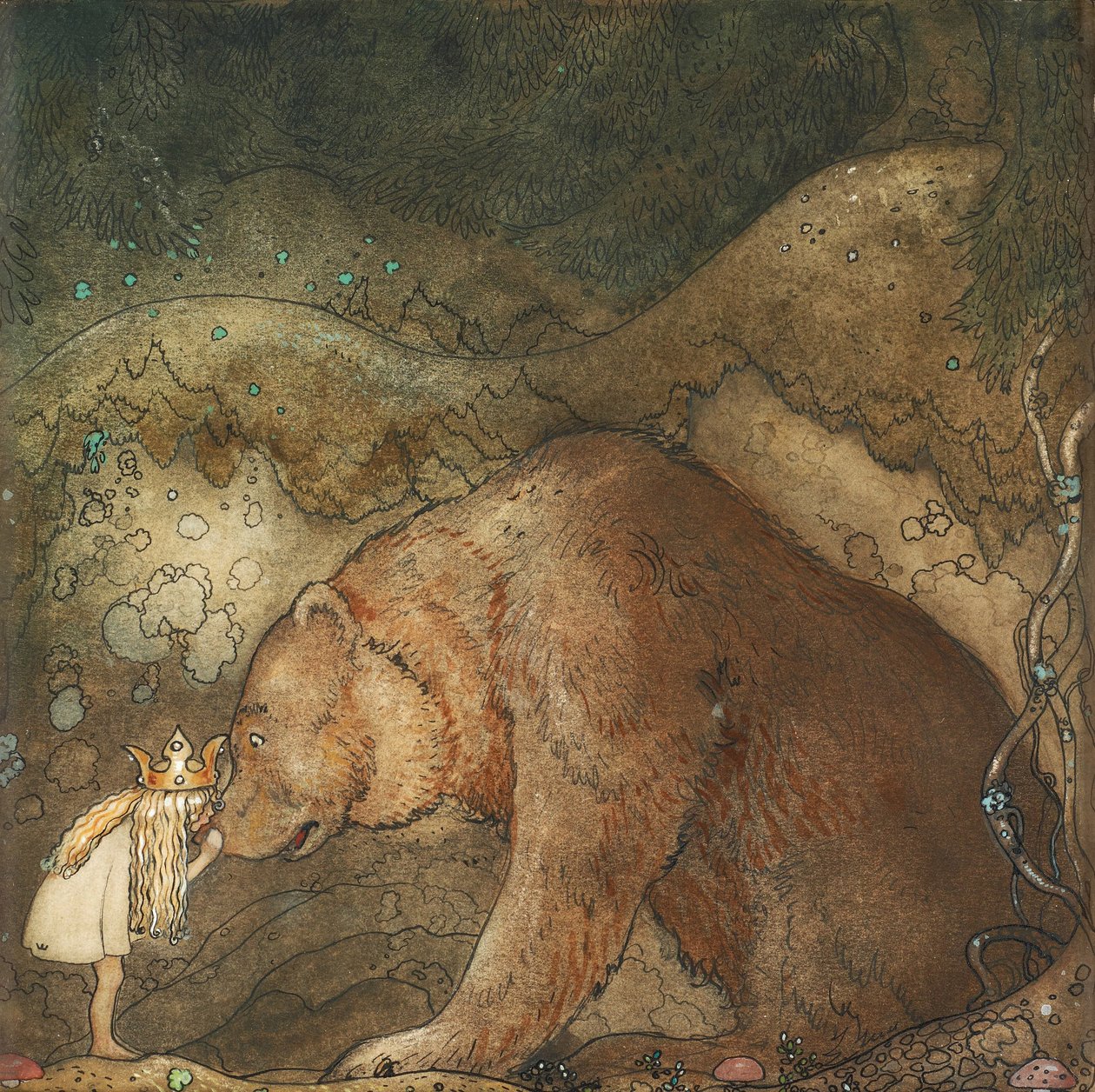 可怜的小熊！，1912年 作者 约翰·法默