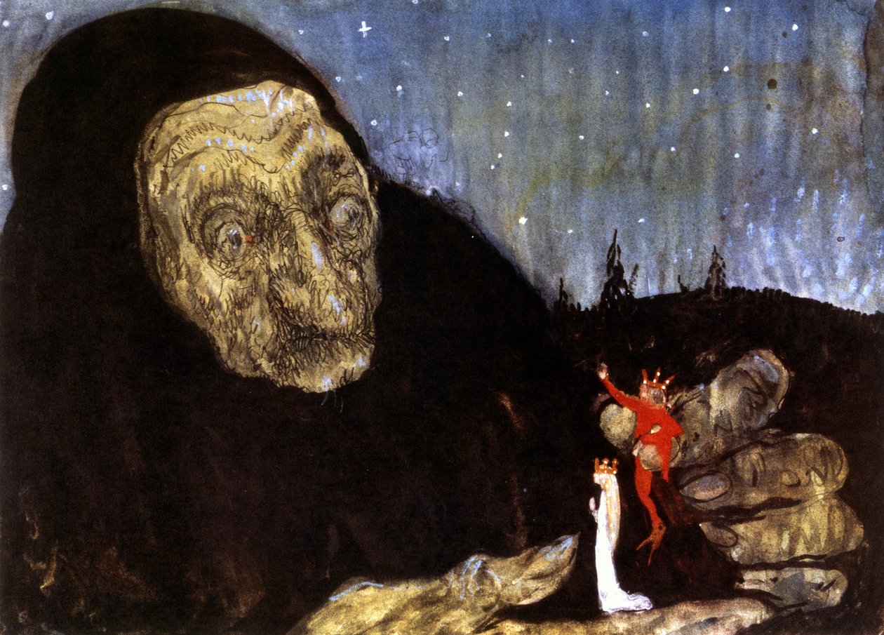女巫和国王的孩子，1909年 作者 约翰·法默