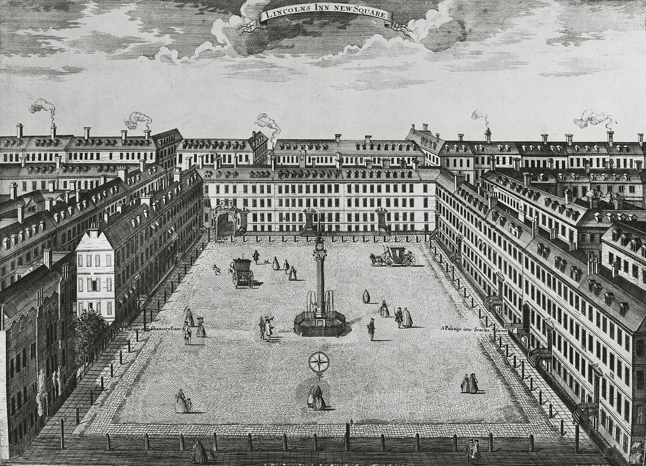 Lincolns Inn New Square，1725 作者 约翰·鲍尔斯