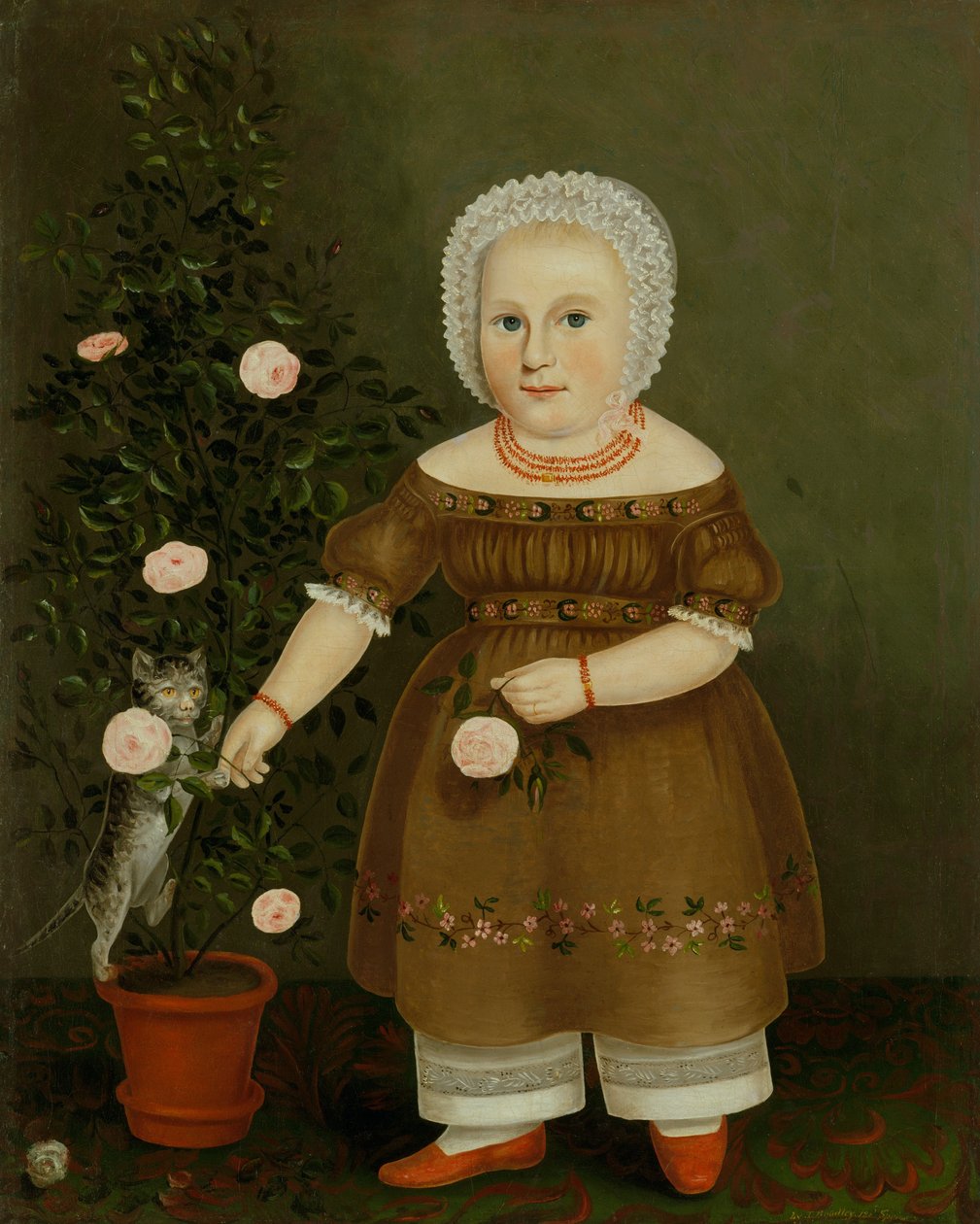 艾玛·霍曼（Emma Homan） 1844年。 作者 约翰·布拉德利