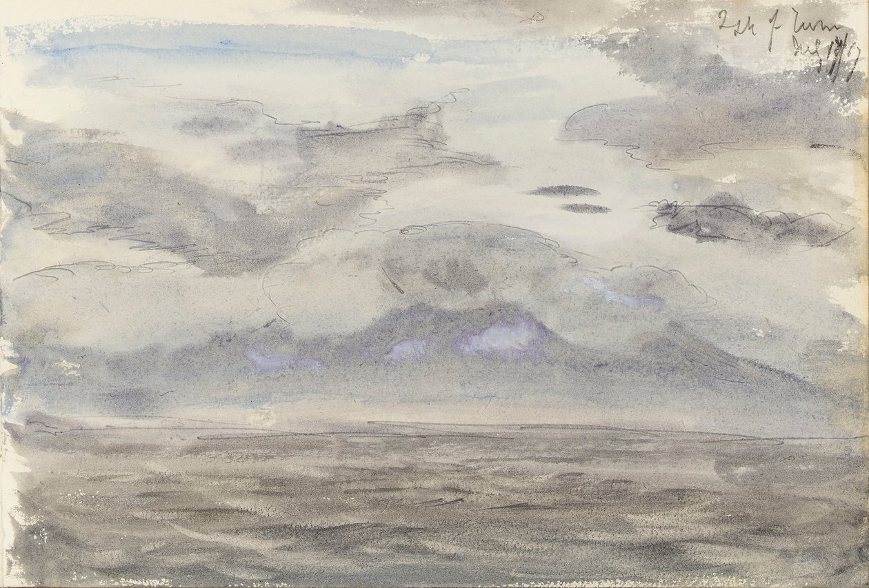 多云海景 作者 约翰·布雷特