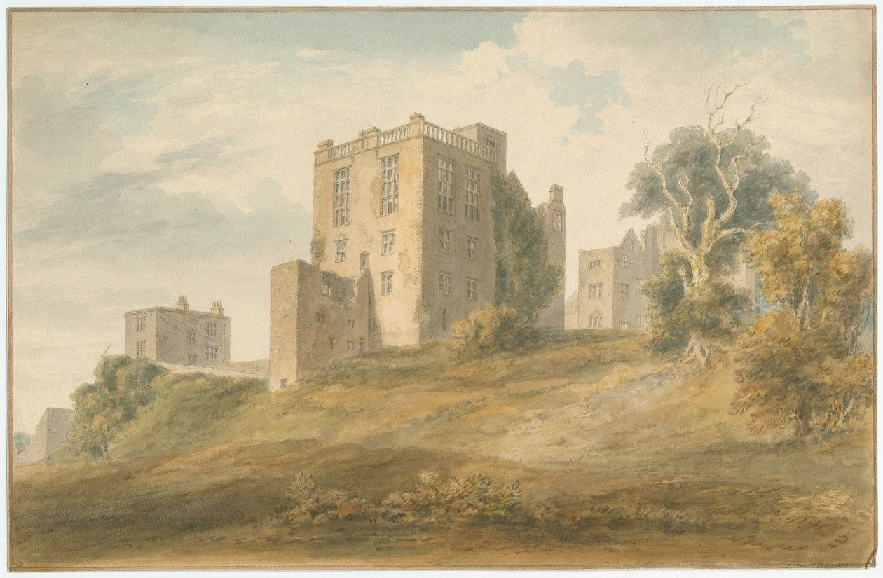 德比郡（Derbyshire）-Hardwick Hall [旧]-遗迹 作者 约翰·巴克勒
