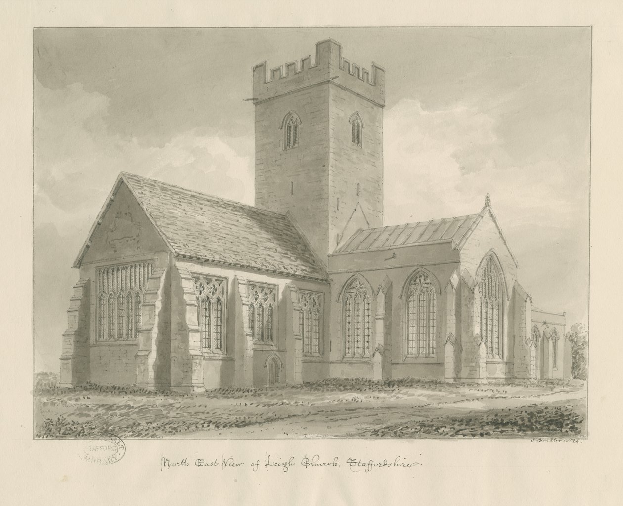Leigh Church：棕褐色的画 作者 约翰·巴克勒