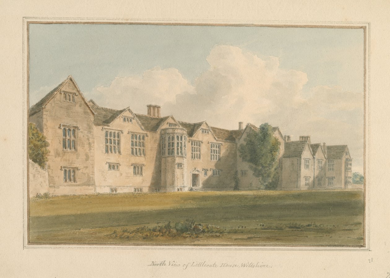 威尔特郡-Littlecote House，1807年 作者 约翰·巴克勒