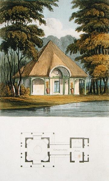 观赏性园艺的提示。A Dairy，来自Ackermann的 "艺术宝库"（彩色平版）。 作者 约翰·布纳罗蒂·帕普沃思