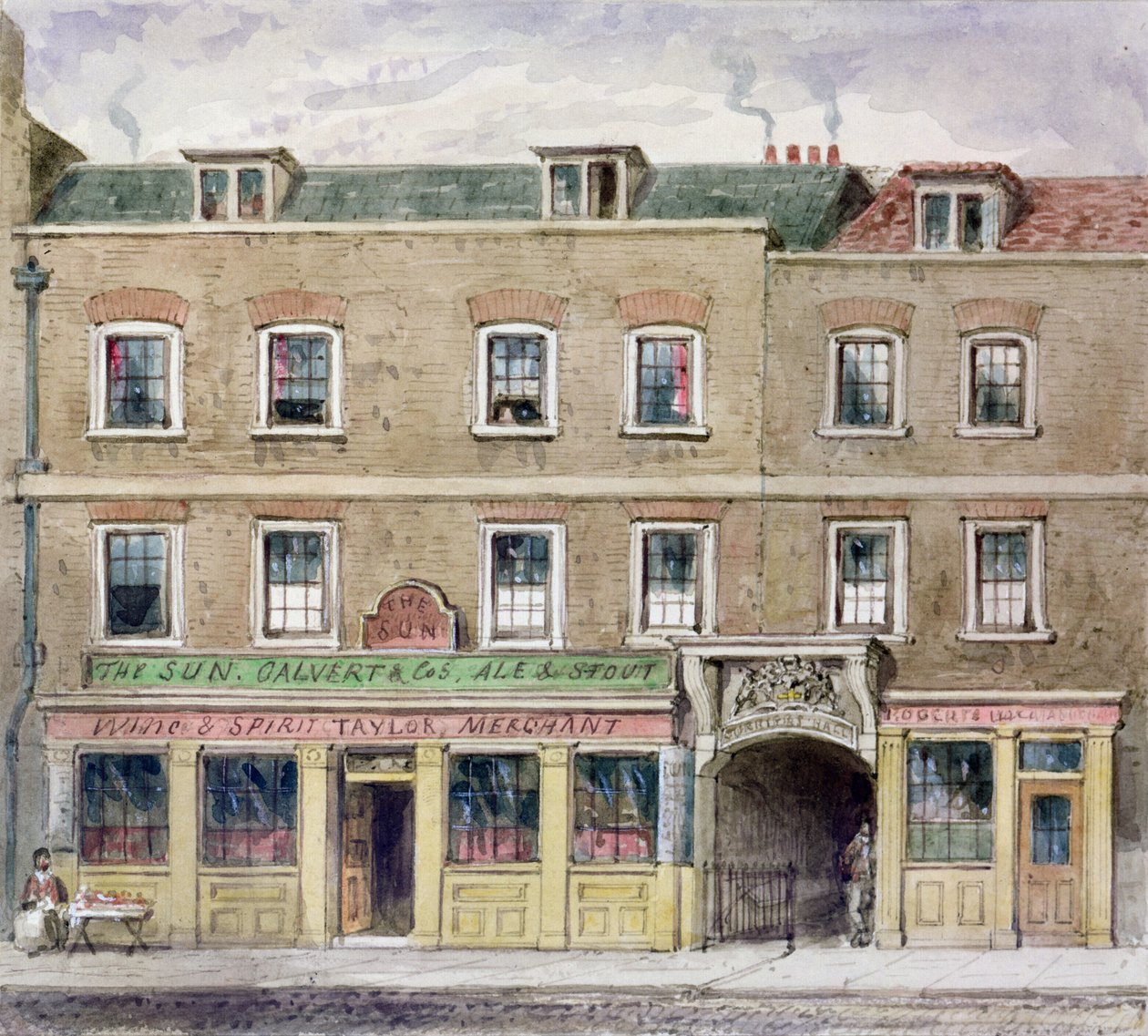 Currier&39;Hall，1850 作者 约翰·伯瑞尔（John Burell Read）