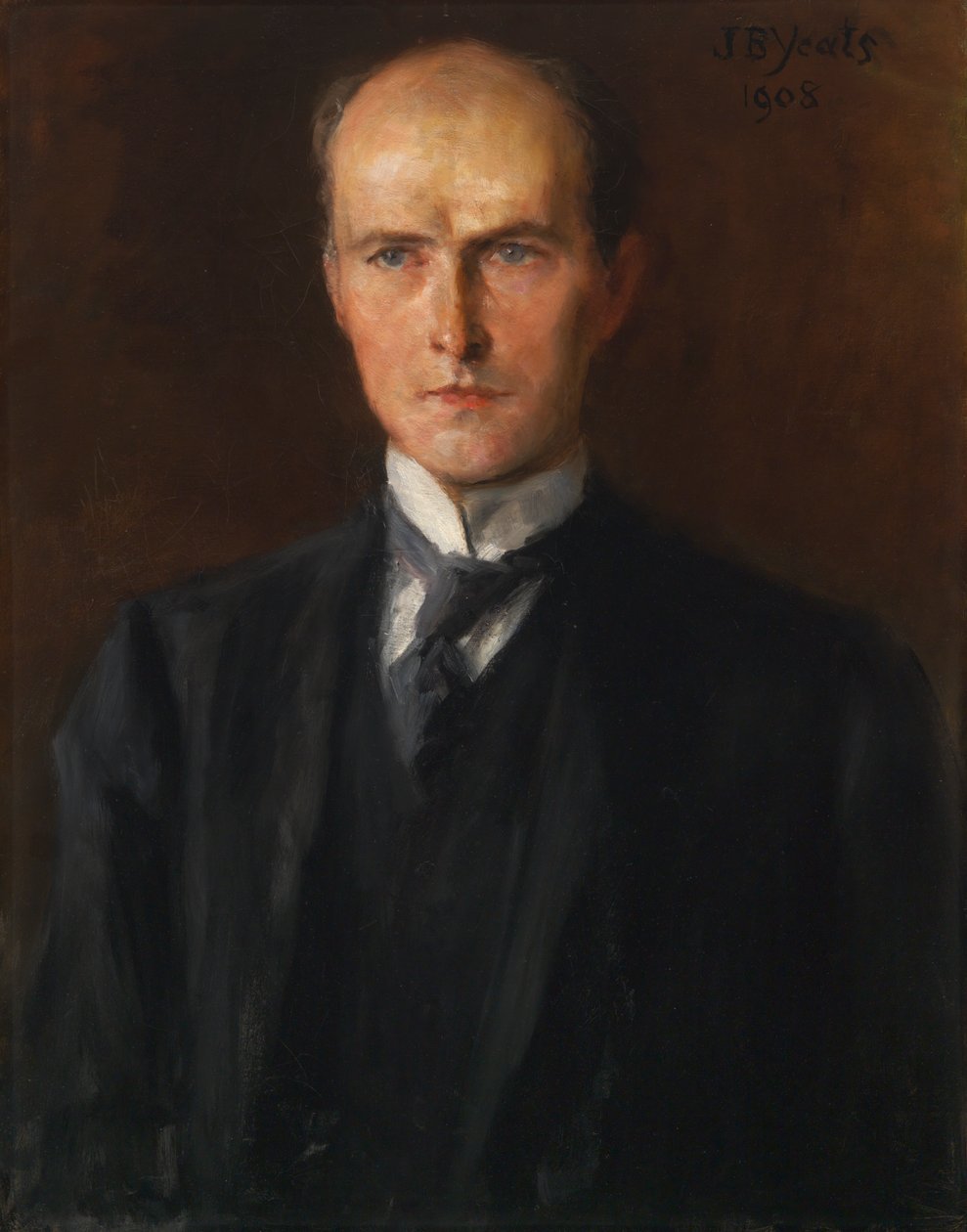约翰-奎恩（John Quinn），约翰-巴特勒-叶芝（John Butler Yeats）的作品，1908 年，布面油画，来自国家肖像画廊 - NPG-NPG 75 36Quinn-000001 作者 约翰·巴特勒·叶芝
